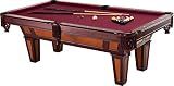 Fat Cat Reno 7.5 Foot Pool Table, Billiard Table with Accuslate Surface, K66 Bumpers, Dark Cherry Finish, Includes Cues and Balls