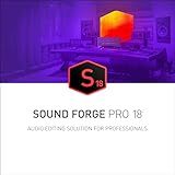 SOUND FORGE Pro 18 - The All-Round Audio Editor | Audio Software | Music Program | for Windows 10/11 PC | 1 PC license as a voucher code in a practical shipping box incl. backup DVD