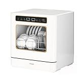 Dishwasher Countertop dishwasher Portable small automatic cleaning 4 cleaning modes and drying and disinfection mode Automatic water absorption and connection to the faucet