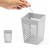 A Bar Above Dishwasher Basket for Reusable Straws and Small Bar Tools, Plastic Straw Basket for Washing Cocktail Picks, Stir Sticks, & Kitchen Accessories, Ideal for Home and Commercial Dishwasher use
