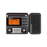 MOOER GE100 Multi-Effects Guitar Pedal with 80 Presets, 66 Effects, Loop and 40 Drum Rythm. Distortion, Expression Volume Wah Pedal, Tap Tempo, Headphone Out, LED Screen, Tuner