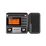 MOOER GE100 Multi-Effects Guitar Pedal with 80 Presets, 66 Effects, Loop and 40 Drum Rythm. Distortion, Expression Volume Wah Pedal, Tap Tempo, Headphone Out, LED Screen, Tuner
