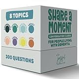 Joyful Generations Share a Moment Conversation Cards | Dementia Activities for Seniors | Alzheimer’s & Dementia Conversation Cards | Great for Individuals Living with Dementia, Families and Caregivers