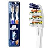 Oral-B Pulsar Pro-Health Expert Clean, Battery electric toothbrush, 2 count MEDIUM toothbrush pack, removes plaque, travel essentials tooth brush