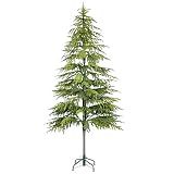 zylwtsntkn 6FT Artificial Norfolk Pine Trees, Real Touch Faux Cedar Topiary Slim Christmas Tree Large Indoor Outdoor Fake Evergreen Plants for Outdoor & Indoor Use Holiday Christmas Decor