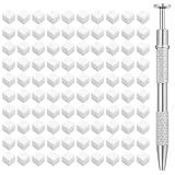 150PCS Nail Sponges for Ombre Nail Art with 1 Grab Pen – Gradient Nail Art Tool Set with Storage Case – DIY Nail Design Accessories for Salon & Home Use