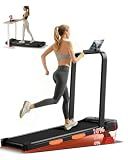 15% Incline Walking Pad Treadmill, Under Desk Treadmills for Home