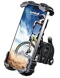 Lamicall Bike Phone Holder, Motorcycle Mount - Motorcycle Phone Holder, Handlebar Cell Phone Clamp, Scooter Phone Clip Gifts for iPhone 17 Air Pro Max, 16 15 Plus, S20, 4.7 to 6.8" Smartphones