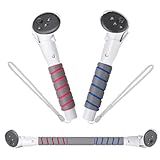 Digicharge 3-in-1 VR Controller Handle for Meta Quest 3S & 3 – Gaming Accessory for Beat Saber, Golf+, Gorilla Tag – Saber, Bat & Club Attachment with Secure Clip-in Design