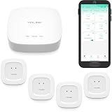 YoLink Water Leak Starter Kit: Hub + 4 Leak Sensor 1 (Silent), LoRa Long-Range, App/SMS/Email Alerts, D2D Offline Triggers, 2 AAA Up to 5-Year Battery, Compatible with Alexa/IFTTT/Home Assistant