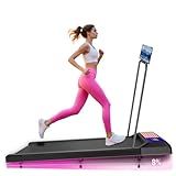 Walking with Incline Pad and Handle Bar, 3 in 1 Mini Walking Machine, 2.5HP Low Noise Treadmill for Home with Remote Control, Treadmill with Handle Bar, Running Pad with Remote Control