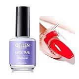 Gellen Liquid Latex for Nails, Peel Off Cuticle Guard for Nail Polish Skin Barrier Protector Nail Art Liquid Latex Tape for Manicure Home Salon 15ml Cuticle Protectors Gifts for Women, White