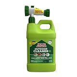 Home Armor Outdoor Cleaner+, 64 oz., Remove Stains from Mold, Mildew, Algae, Dirt and Grime for Visible Results in Seconds, No Scrubbing Required, Plant Safe When Used as Directed