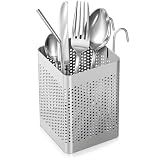 VIKROM Dishwasher Chopstick Holder Basket, 2.87 In, Stainless Steel, Hooks