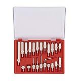 Clockwise Tools Digital Dial Indicators Tip Set, DIPR-01 22 Pieces, UNF 4-48 Threaded