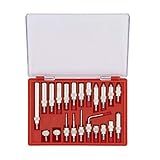 Clockwise Tools Digital Dial Indicators Tip Set, DIPR-01 22 Pieces, UNF 4-48 Threaded