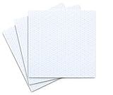 Koala Tools | Mini Isometric Graph Paper Sticky Note Pad (3 Pack) | 4" x 4", 25 Sheets/pad - Suitable for Industrial, Architectural, Interior Design