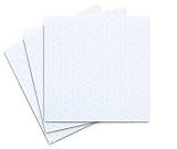 Koala Tools | Mini Isometric Graph Paper Sticky Note Pad (3 Pack) | 4" x 4", 25 Sheets/pad - Suitable for Industrial, Architectural, Interior Design