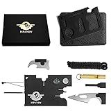Gift for Men Dad 18 IN 1 Credit Card Multitool Survival Tool EDC Pocket Tool Set- Gifts for Fathers Men Gadgets Stocking Stuffers for Men