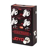 JOYO Bass Overdrive Guitar Pedal, Blend Control with Mid & Gain Boost Switches, Tone/Volume/Gain Knobs, Bypass (DOUBLE THRUSTER R-28)