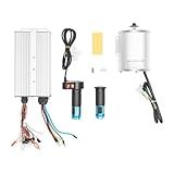 72V 3000W Motor Kit, 6600RPM Brushless DC Motor Kit,Electric Bike Motor Conversion Kit with Controller,3 Speed Adjustment & Reverse Function for E-Bike Go Kart Scooter Motorcycle DIY Upgrade