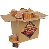 Smoak Firewood’s Cooking Wood Chunks (Competition Grade) USDA Certified for Smoking, Grilling or Barbequing (Hickory 25-30lbs 1728 Cubic in.)