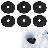 HUANTAITAI Ice Fishing Hole Covers, Ice Fishing Hole Insulator, EVA Ice Hole Cover Lid Winter, Ice Fishing Equipment to Prevent Ice Holes from Freezing, Outdoor Sport Supply for Sea Lake - 6 Pack