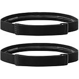 Dairrr Fuuu Headlamp Strap Replacement Headband, Headlamp Bands, Adjustable Elastic Headlight Strap Fit for Black Diamond Petzl Energizer Pelican Fenix Headlamps 1” Width Comfortable Band, 2 Pack