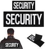 2 Pcs Security Patch for Vest, Reflective Hook and Loop Security Patch