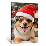 WEGA Custom Canvas Prints with Your Photos,Upload Your Image/Photo (16" X 24" Framed) Personalized Pictures On Canvas,Wall Art Christmas Gifts for Men Women Wedding Baby Friends Pets