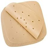 200pcs Air Fryer Parchment Paper Disposable Liner 8.5inch, Premium Perforated for Air Fryer, Streamer, Pans, No Burn, Easy Cleanup (Brown)