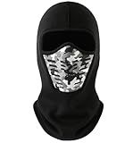 Tough Headwear Balaclava Ski Mask for Men or Women - Heavy Fleece Winter Shiesty Cover with Air Vents - Extreme Cold Weather Face Masks - Motorcycle, Skiing, Snowboarding Snow Gear