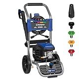Westinghouse WPX3000e Electric Pressure Washer, 3000 Max PSI and 1.76 Max GPM, Induction Motor, Onboard Soap Tank, Spray Gun and Wand, 5 Nozzle Set, for Cars/Fences/Driveways/Homes/Patios/Furniture