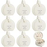 Colingmill 8 Pcs Bridesmaid Proposal Gift Travel Jewelry Box I Can't Say I Do Without You Jewelry Case for Women Wedding Gift