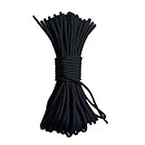65' Patio Umbrella Replacement Cord Line Rope String Heavy Duty Patio Outdoor Camping Utility Rope (Black)