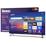 Roku Smart TV – 50-Inch Select Series, 4K HDR TV – RokuTV with Enhanced Voice Remote – Flat Screen LED Television with Wi-Fi for Streaming Live Local News, Sports, Family Entertainment