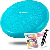 Trideer Wobble Cushion Core Balance Disc, Flexible Seating for Classroom Elementary, Wiggle Seat for Sensory Kids, Balance Pad with Inflation Pump