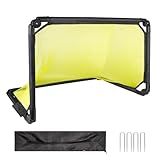 Soccer Goal Set up in 1 Sec - Auto Pop Up, Portable & Lightweight, 36 × 24 Folding Soccer Nets for Kids and Youth Outdoor Soccer Ball Training Equipment Goals
