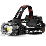 AKNEAR LED Rechargeable Super Bright Headlamp, 99000 High Lumens Head lamp