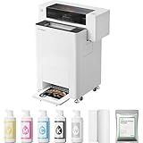 xTool Apparel Printer Bundle with Shaker Oven, 14'' A3 DTF Printer T-Shirt Printing, One-Click Print-to-Bake, High-Speed with Dual I1600 Printheads, Multi-Fabric Compatible, 24/7 Auto-Maintenance