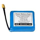 MLGBDC 25.2V Hoverboard Battery 2Ah Replacement Battery for 25.2V Hoverboard with XT60 Interface, Size: 3.34 x 2.75 x 1.49 inch, 7S1P