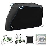 SIRUITON Adult Electric Tricycle Cover for Transport, 3 Wheel Bicycle Covers Heavy Duty 420D Oxford Strong UV Protection & Windproof, Waterproof Trike Bike Covers