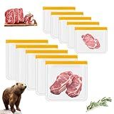 10 Pack Bear Canister for Backpacking, Reusable Odor Proof Bear Bags Waterproof to Use with Bear Canister for Backpacking fit Camping Hiking Home Organization Water Sports