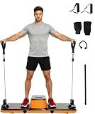 Home Gym Equipment, Smart Digital Cable Machine with Adjustable Resistance, Portable Strength Training System for Full Body Workout, Home, Apartment & Garage