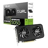 ASUS Dual GeForce RTX™ 5050 8GB GDDR6 OC Edition (PCIe 5.0, 8GB GDDR6, DLSS 4, HDMI 2.1b, DisplayPort 2.1b, 2-Slot, Axial-tech Fan Design, 0dB Technology, Dual BIOS and More)
