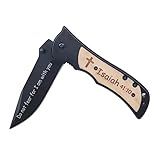 MRSLYFQH Christian Scripture Gifts Utility Tool,Engraved Bible Verse Catholic Confirmation Baptism Gifts,Personalized Pastor Gifts (Isaiah 41:10)