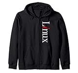 Linux Logo + Linux Tux Penguin (On Back) Programmer Zip Hoodie