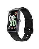 PitPat Fitness Tracker app, 24/7 Health Monitoring&Sleep Tracking, IP67 Waterproof, Smart Watch for Women Men Fitness Watch for Sports