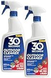 30 SECONDS Outdoor Mold & Mildew Stain Remover Spray | Ready To Use | 32 fl. oz. | 2 Pack