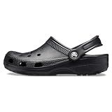 Crocs Unisex-Adult Classic Clog, Black, 8 Women/6 Men